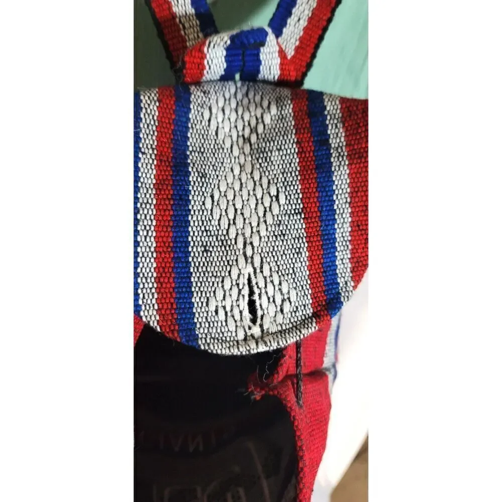 Embroidered & Woven NY Giants Backpack Bag w/ Drawstring